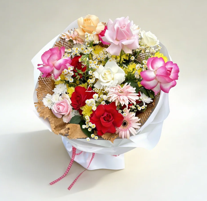 Colorful Rose Charm 
